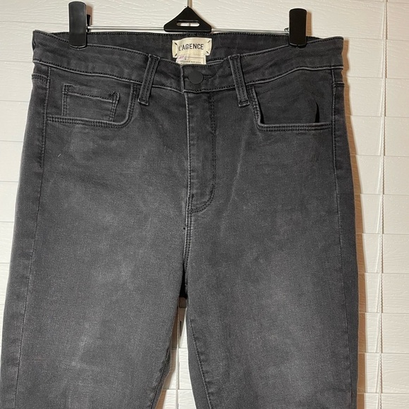 L'agence Margot Distressed High Waist Skinny Jeans size 27 - Picture 6 of 9
